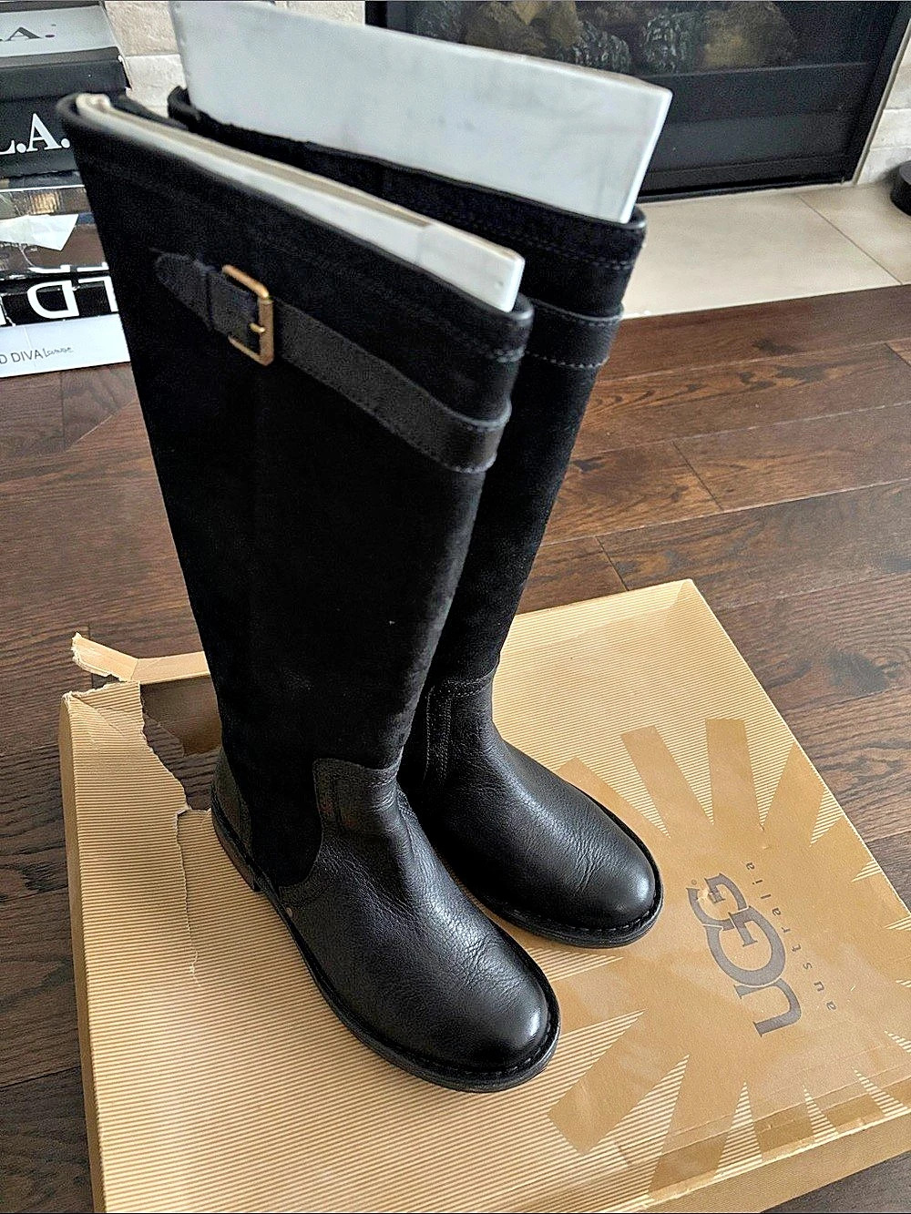 UGG Castille Women's Black Boots US 7